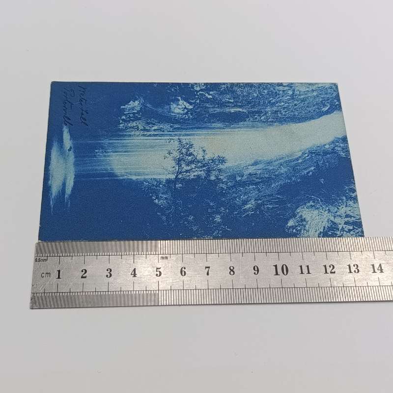 1908 Postcard Porteville to Stellenbosch to Susie Wium at Bloemhof - picture of Porteville Waterfall