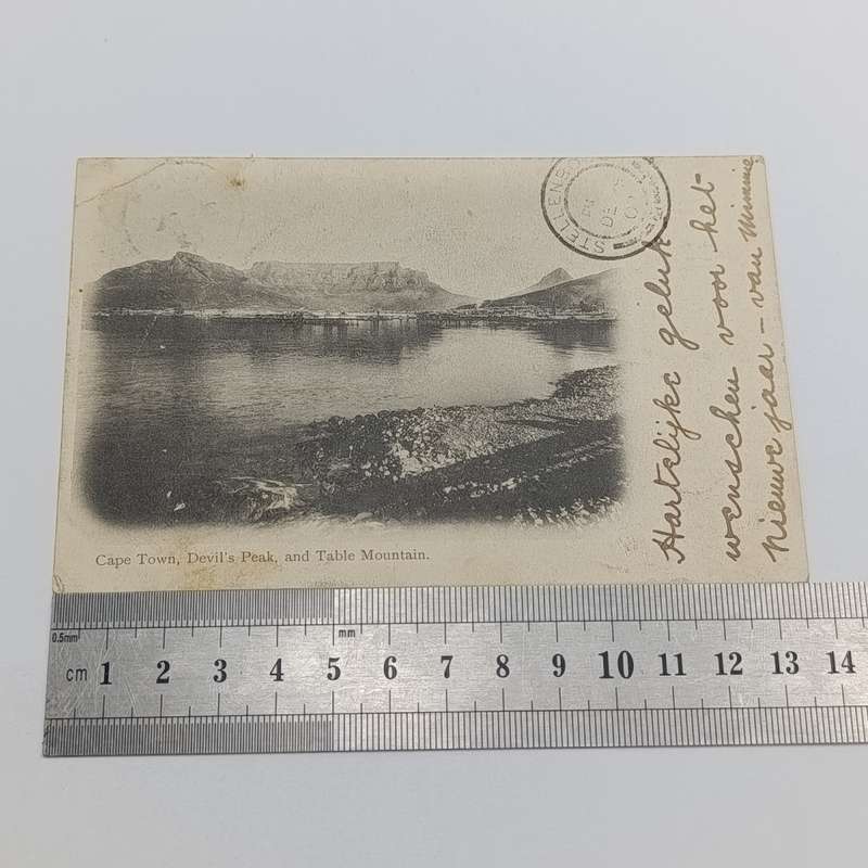 1902 Postcard from Kuils River (2 words) to Vlaggeberg through Lynedoch