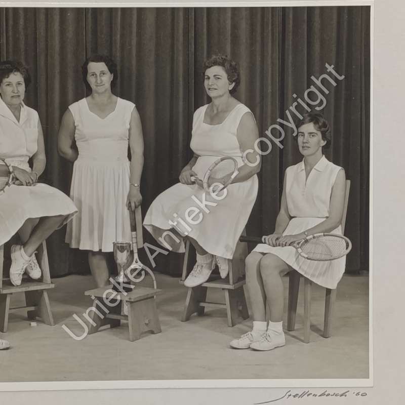 1960 Stellenbosch Tennis team photo