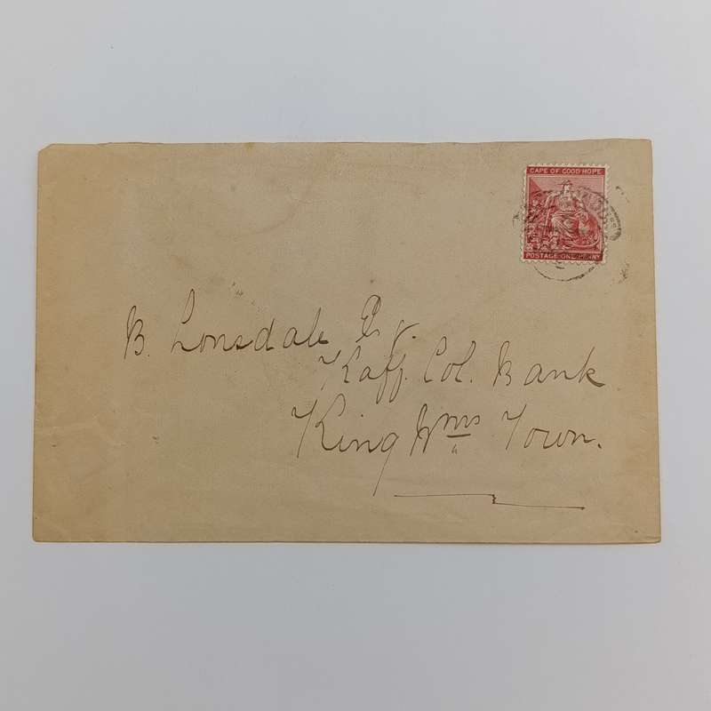 Early 1900's letter East London to King Williams Town - East London hooded postmark