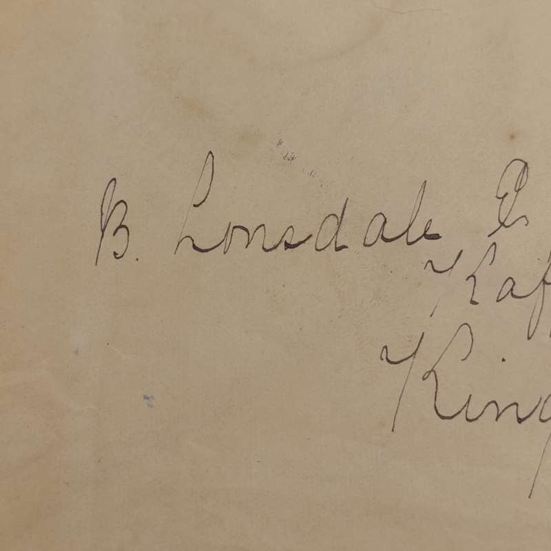 Early 1900's letter East London to King Williams Town - East London hooded postmark