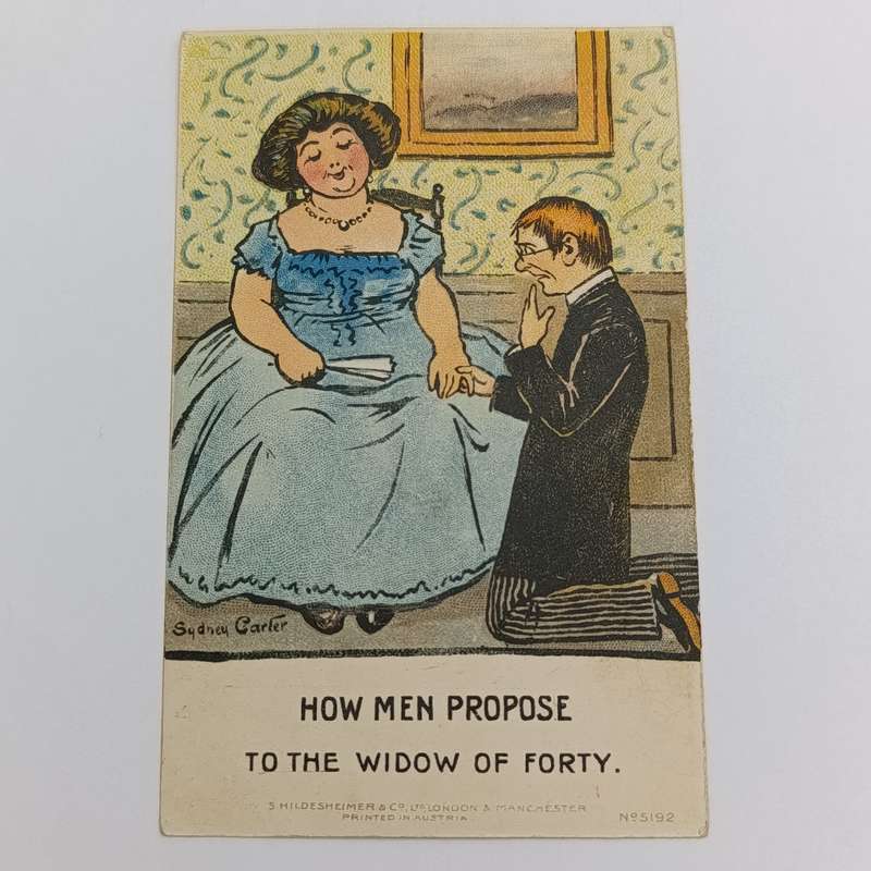 1907 Postcard from Woodstock Station Post Office (closed 1914) to Cape Town - funny card