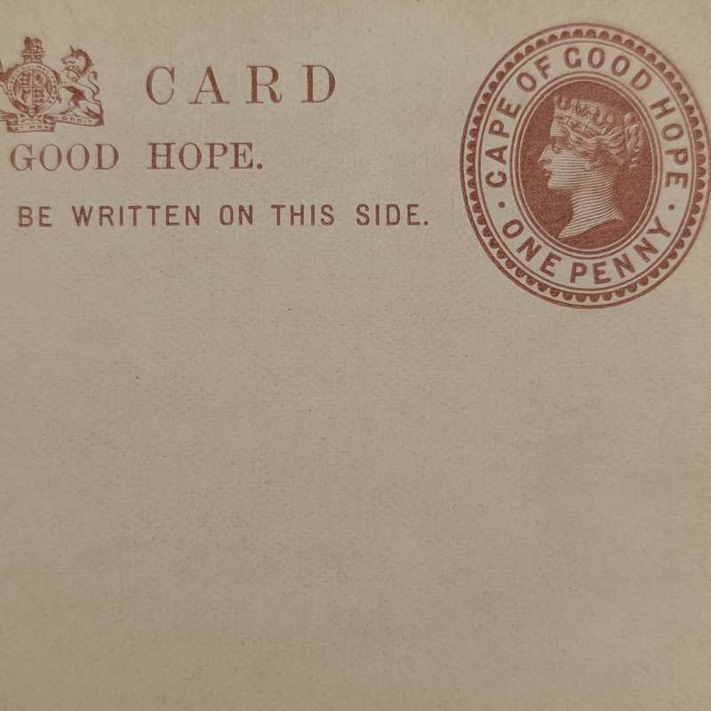Cape of Good Hope prepaid postcard unused