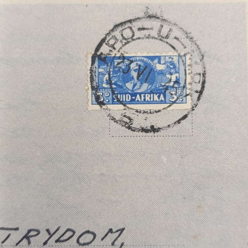 Lot of 110 WW2 period letter cards sent to Mrs GJ Strydom of Pinelands by her husband George