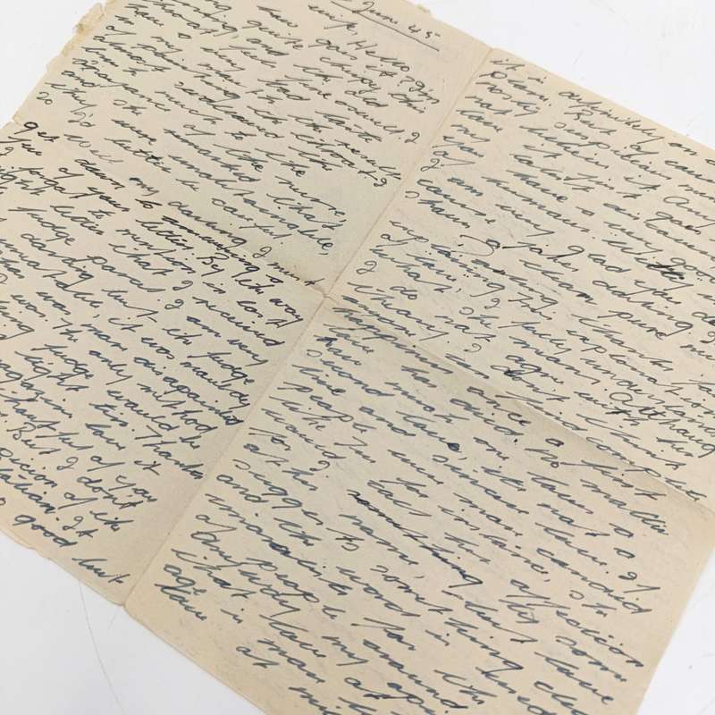 Lot of 110 WW2 period letter cards sent to Mrs GJ Strydom of Pinelands by her husband George