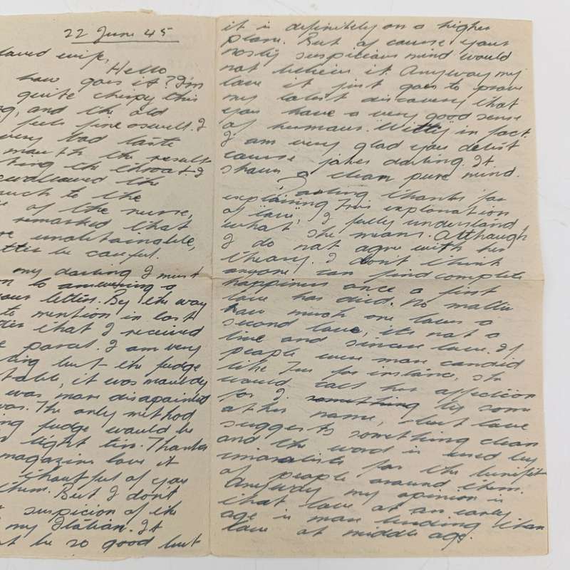 Lot of 110 WW2 period letter cards sent to Mrs GJ Strydom of Pinelands by her husband George