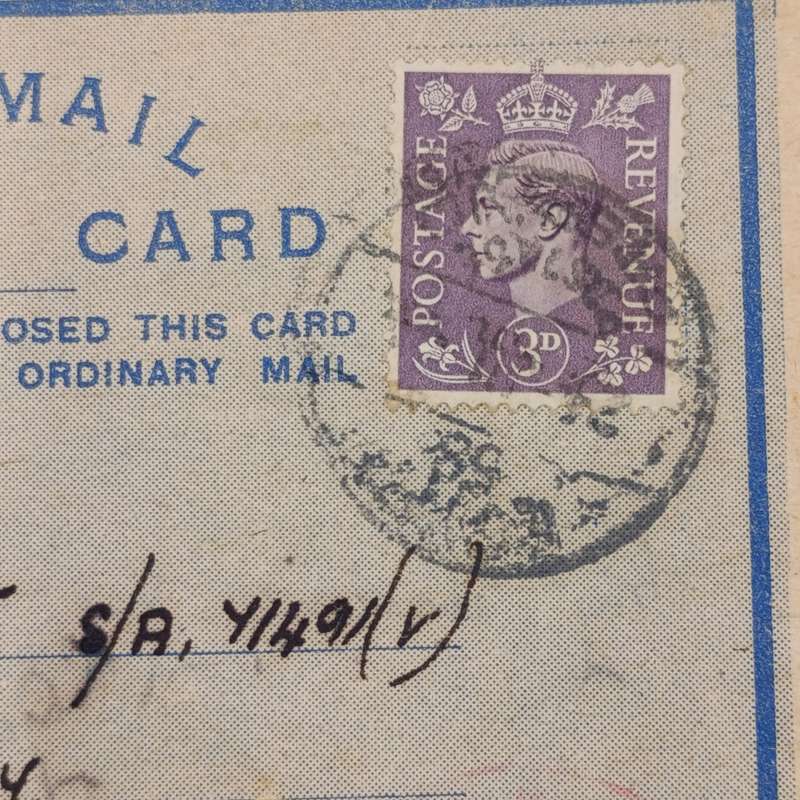 Lot of 7 WW2 1944 letters sent to Joe Tennant