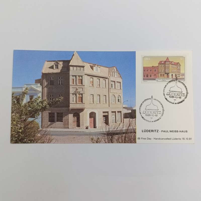 Lot of 4 Luderitz Maxi-cards 1981 - First day handcancelled  in Ludentz