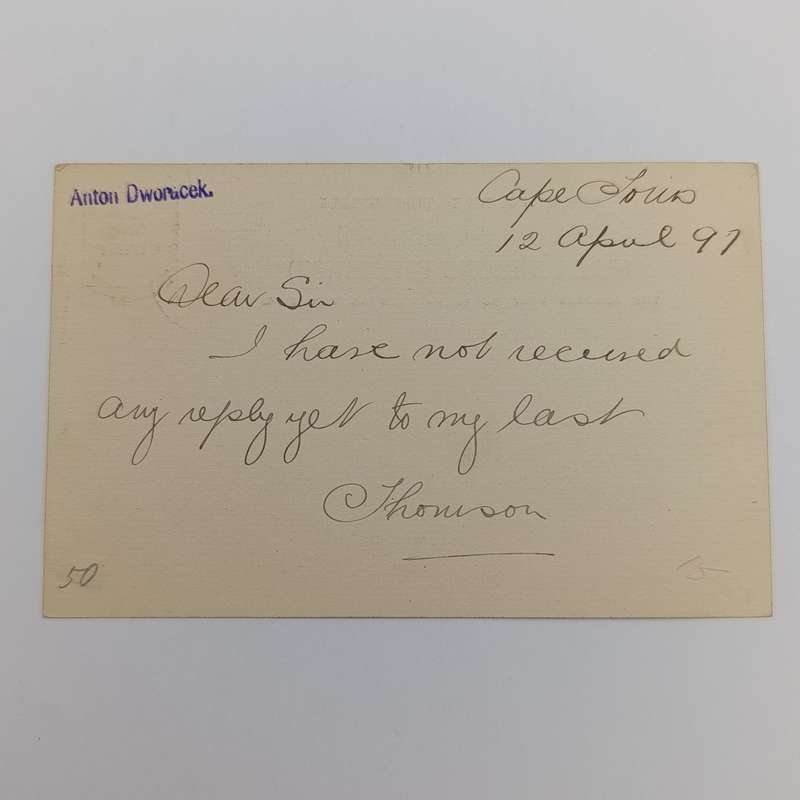 1897 Postcard from Cape Town to Johannesburg, ZAR with SCI postmark