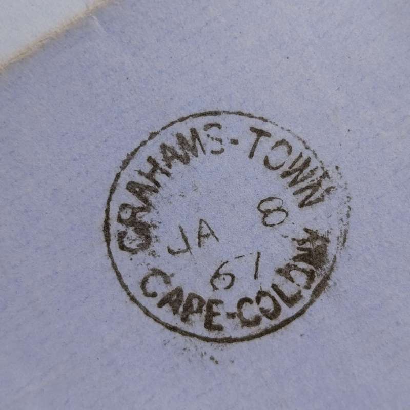1867 Cape Colony official on Her Majesty's Service cover