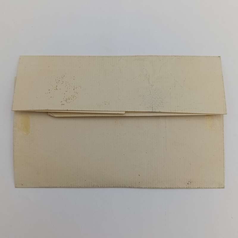 1877 letter sent from Cape Town to Fraserburg, Cape Colony Four penny stamp with oval Numeral cancel