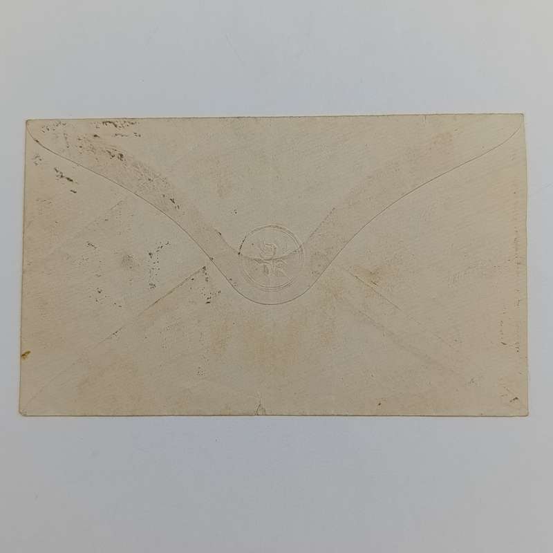 1876 letter sent from Cape Town to Mowbray - one penny stamp with oval Numeral canceller of 1864
