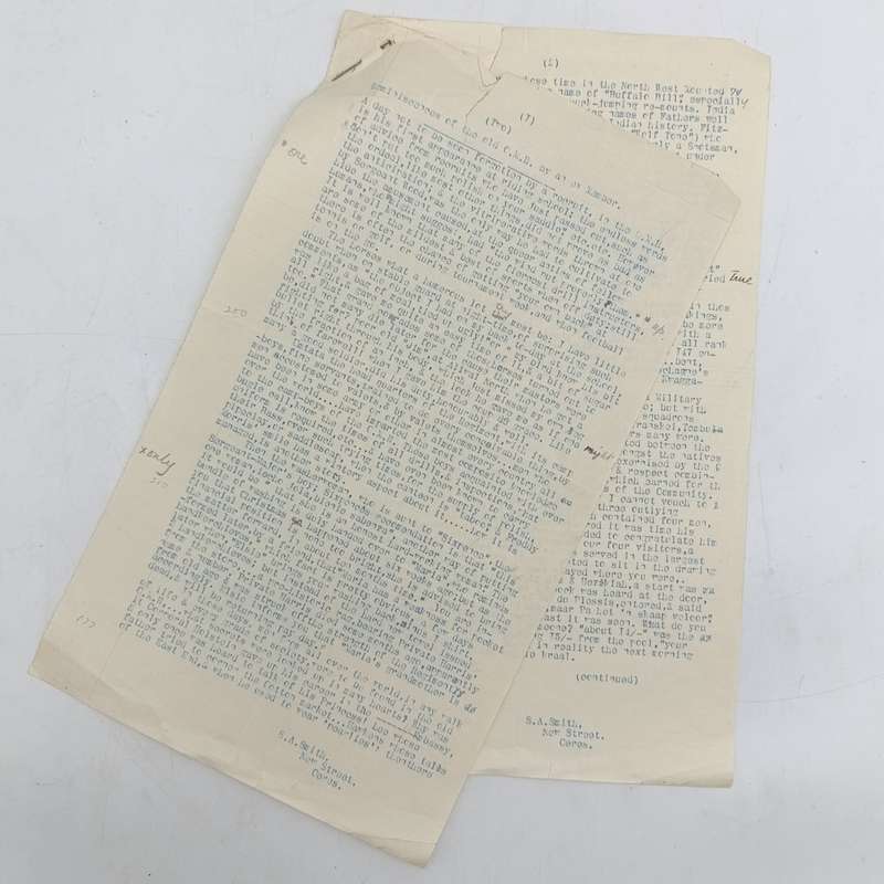 Reminiscences of the old Cape Mounted Rifles by soldier S.A. Smith of Ceres, An original document
