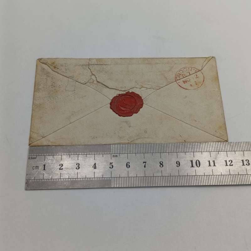 1867 Letter cover Banford, England to Gibraltar addressed to the Chief Justice with sixpence stamp