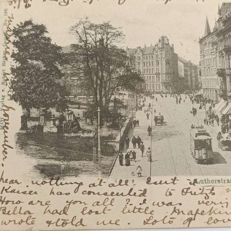 1901 Postcard German Reich to Port Elizabeth, Cape Colony mentioning