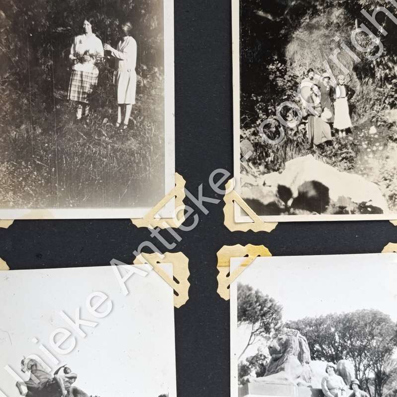 1920's photo album with 68 photos