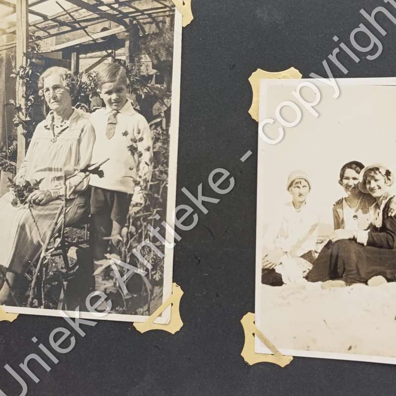 1920's photo album with 68 photos