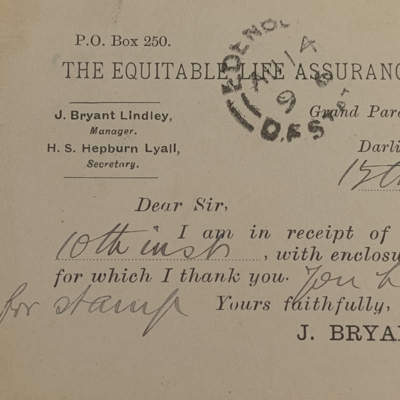 1896 Cape postcard to Edenburg, Free State - Prepaid Cape of Good Hope half penny postage