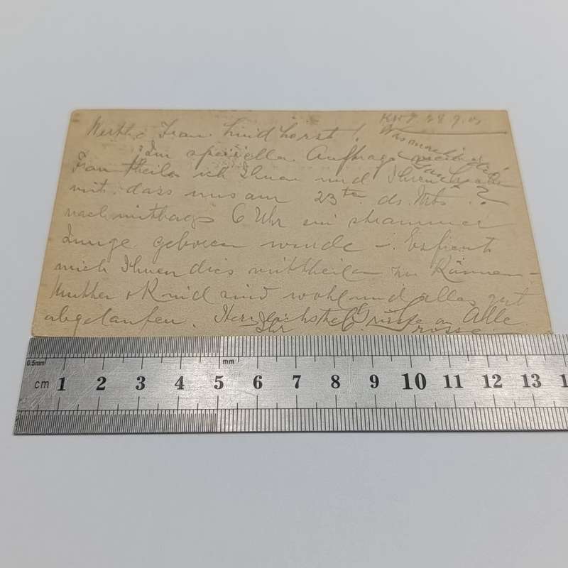 Postcard sent 1901 from King Williams Town, Cape of Good Hope to Berlin