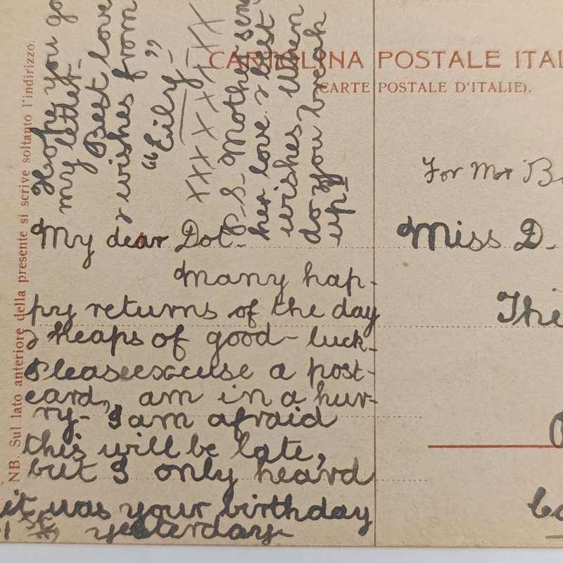 Postcard early 1900's Pepworth , Natal to Bedford convent, Cape Colony