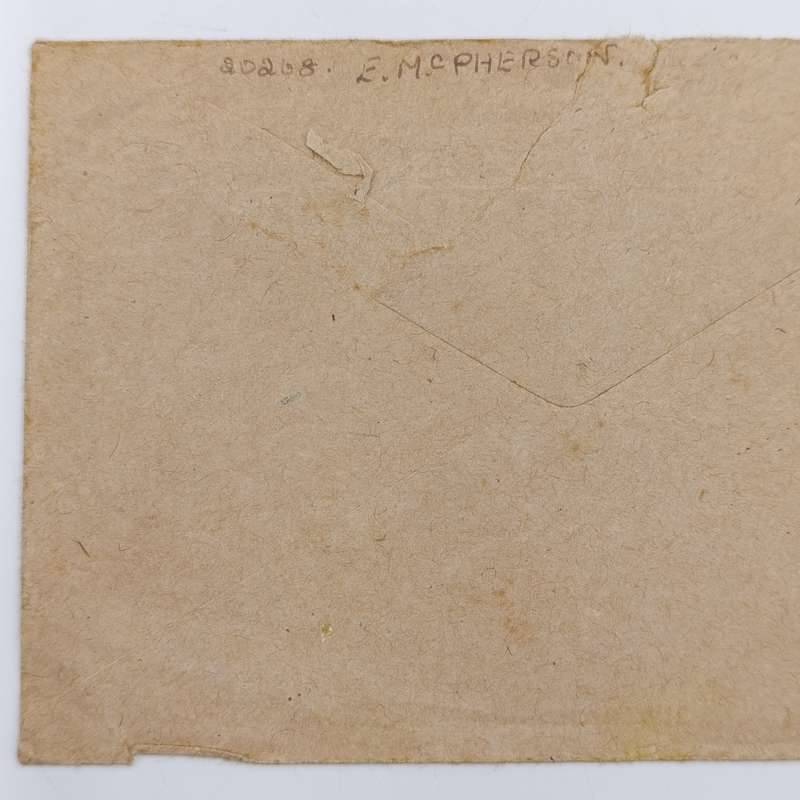 Censored cover on Royal NAVY Stationery - Maritime mail cancel applied and resealed by censor 9253