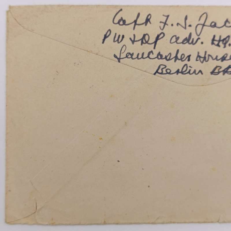 1946 Post WW2 on service cover with Field Post office 737 cancel Airmail Berlin