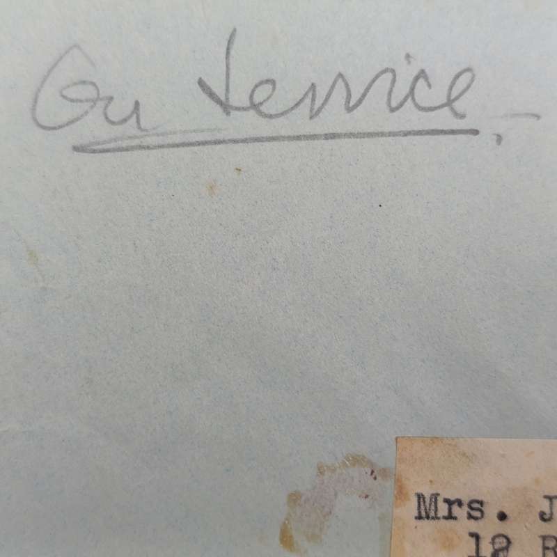 Post War WW2 cover Germany to South Africa Field Post Office 658 cancel 28 January 1946