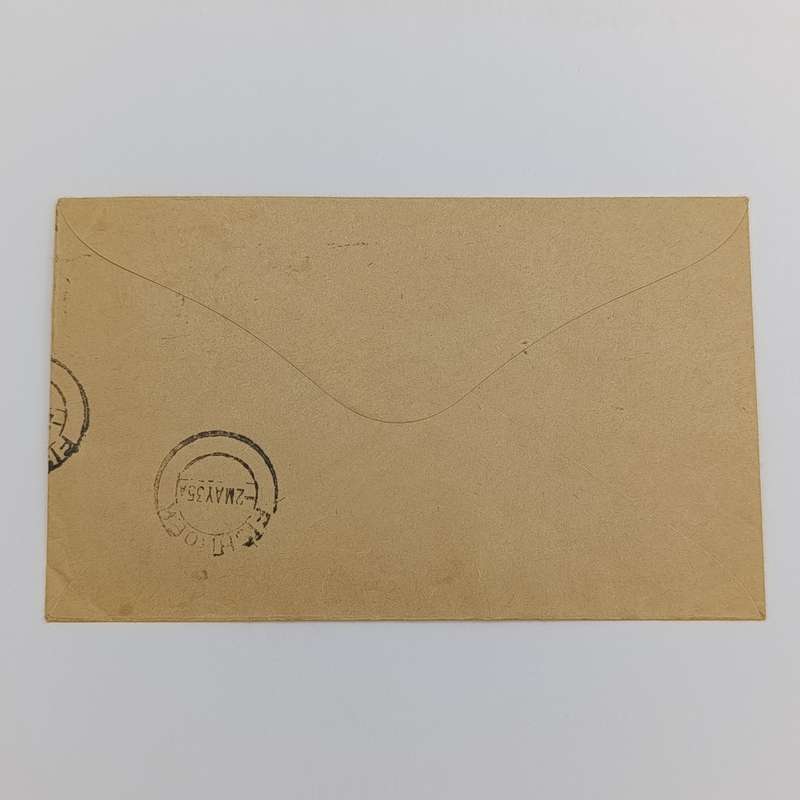 1935 Silver Jubilee George 5 South Africa 1/2d stamp with first day use on cover