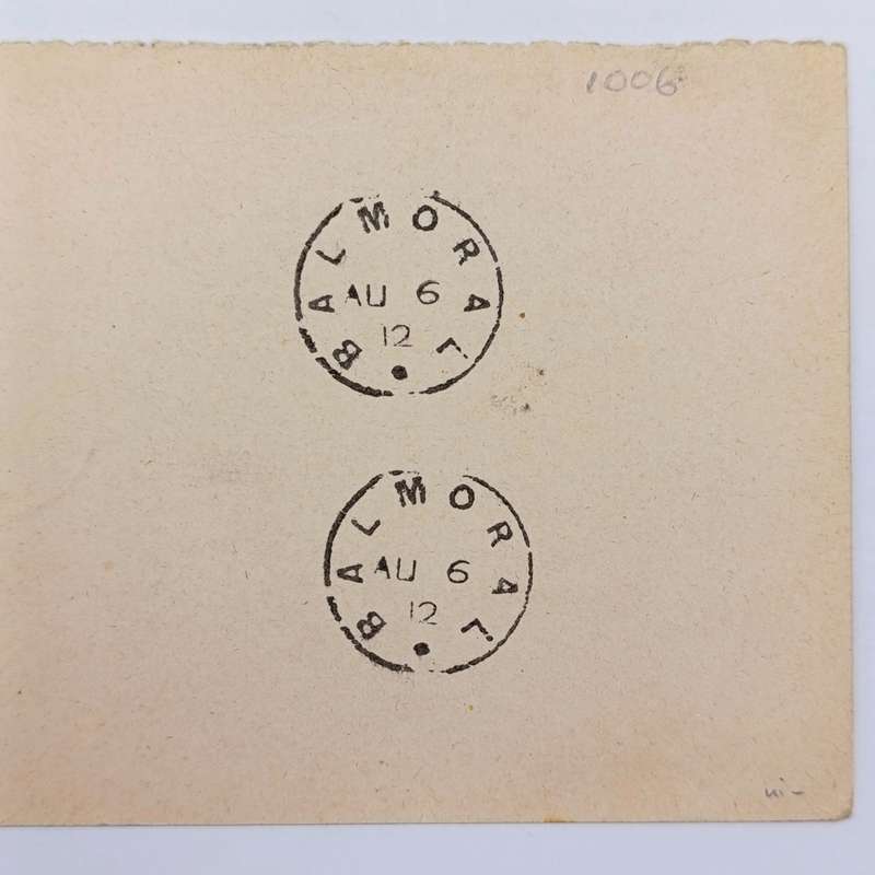 1912 Cape of Good Hope "615" BALMORAL proving card - highly rated - extremely rare