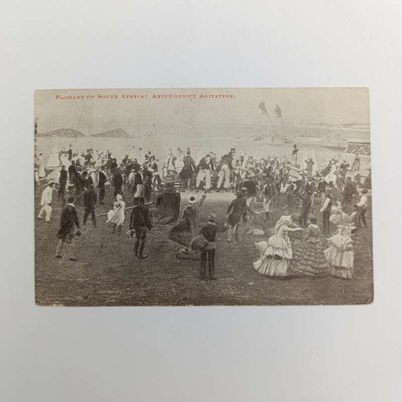 Postcard Cape Town to Rondebosch 1910 with Christmas Day cancellation plus Boxing day