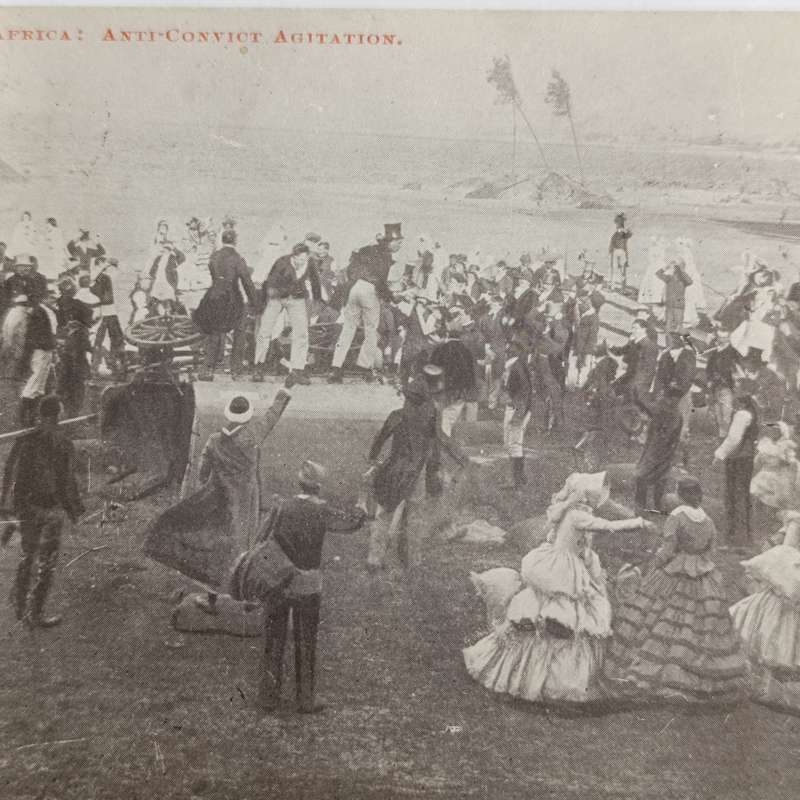 Postcard Cape Town to Rondebosch 1910 with Christmas Day cancellation plus Boxing day