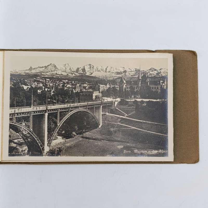 Vintage Booklet with 12 Bern Germany postcards