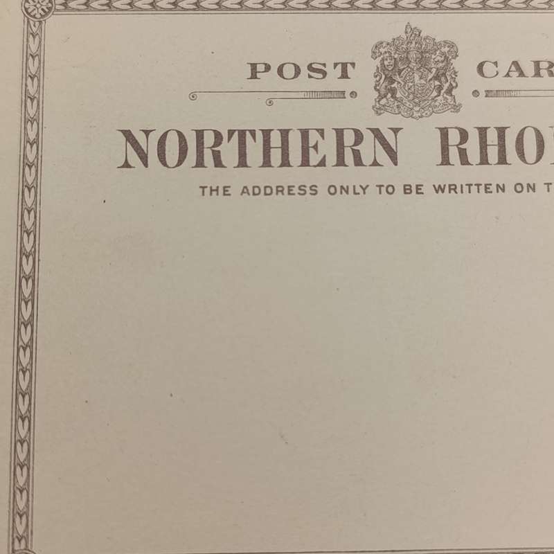Unused postcard with prepaid postage 1d Northern Rhodesia