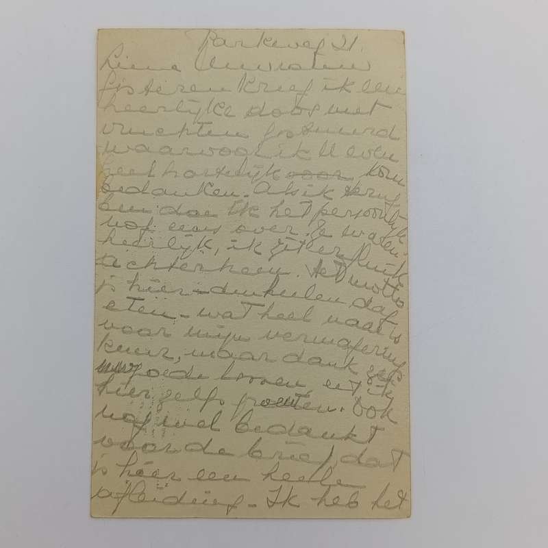 1915 WW1 Postcard Gravenhage (printed Sgravenhage) to Hilversum - preprinted 2 1/2c postage