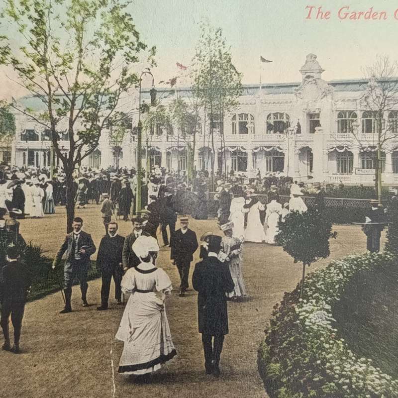 1910 Postcard Romford, England to Ashton, Cape Colony with one penny stamp