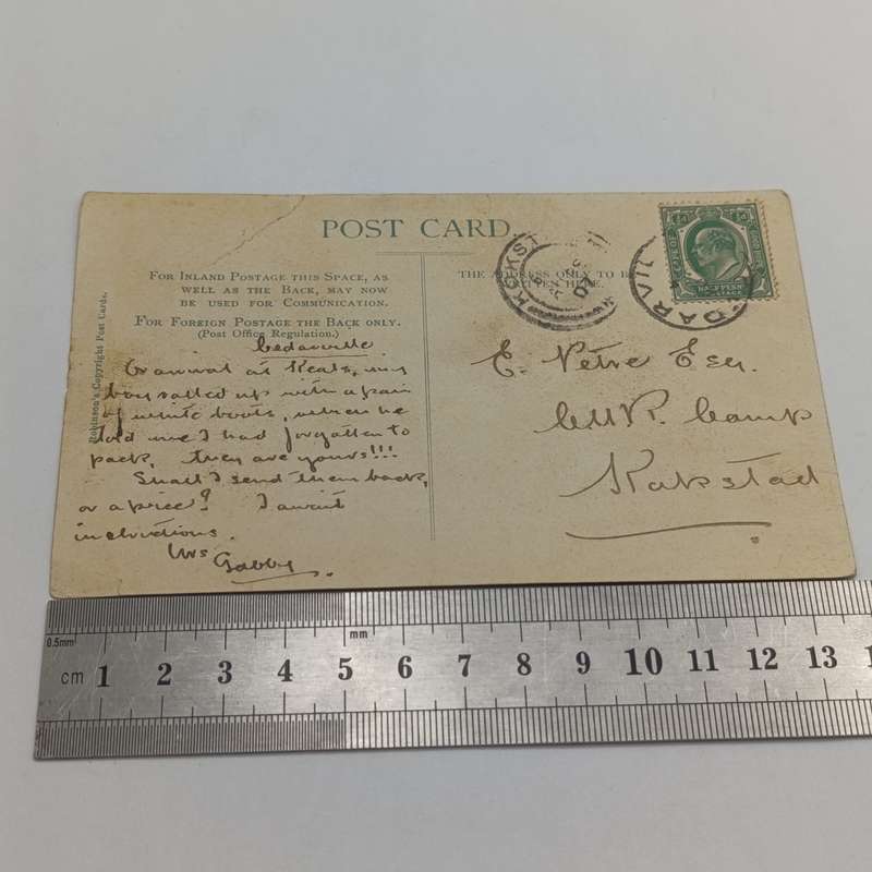 1907 Postcard Cedarville (East Griqualand) to Kokstad