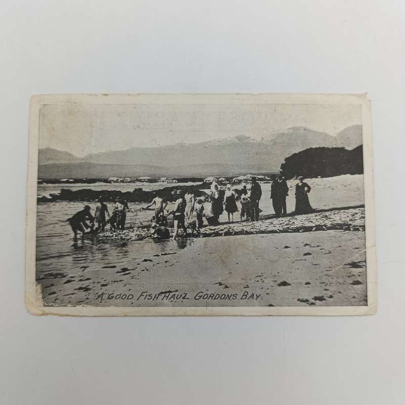 1907 Postcard Gordons Bay to Sea Point with Three Anchor Bay receiving cancel