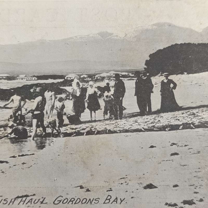 1907 Postcard Gordons Bay to Sea Point with Three Anchor Bay receiving cancel