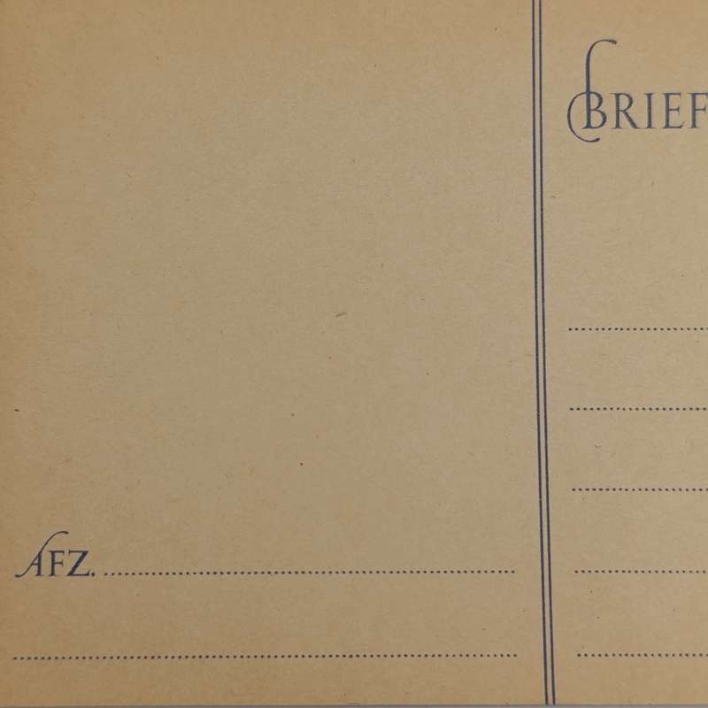 Netherlands briefkaart with 6 cent pre printed stamp - unused