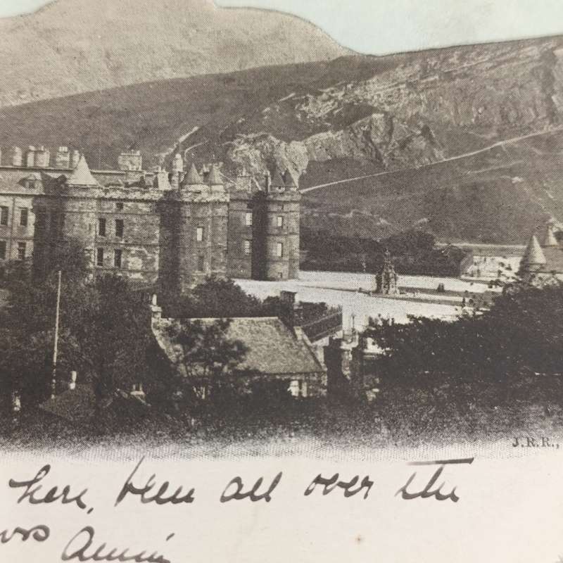 1904 Postcard Edinburgh, Scotland to Cape Colony - one penny Edward stamp