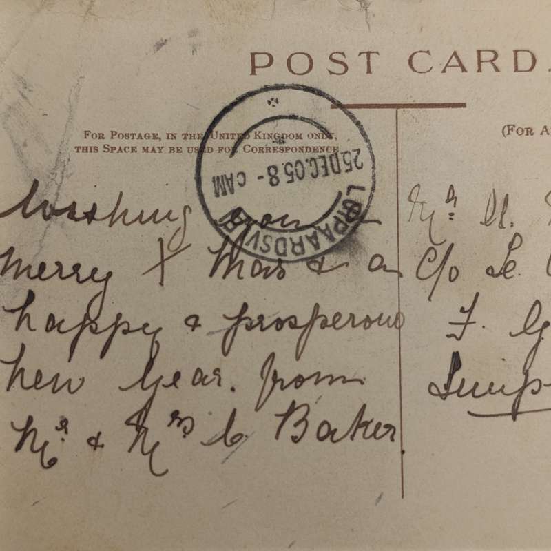1905 Postcard Humansdorp to Luipaardsvlei - Funny card
