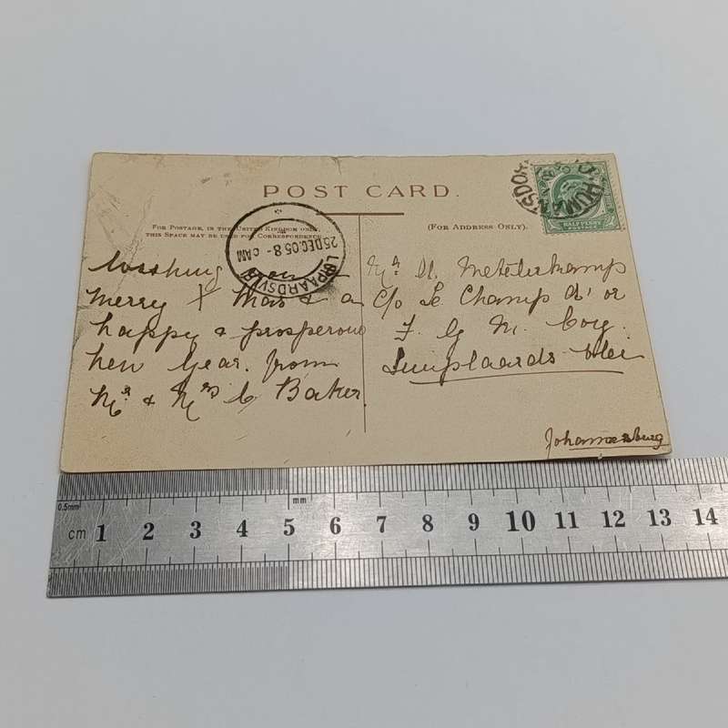 1905 Postcard Humansdorp to Luipaardsvlei - Funny card