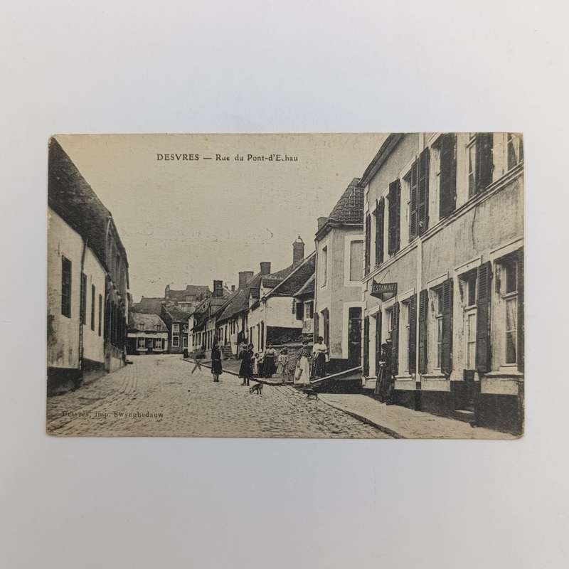 Censored WW1 postcard sent from Field Post Office C9 to Bedford England - December 1915