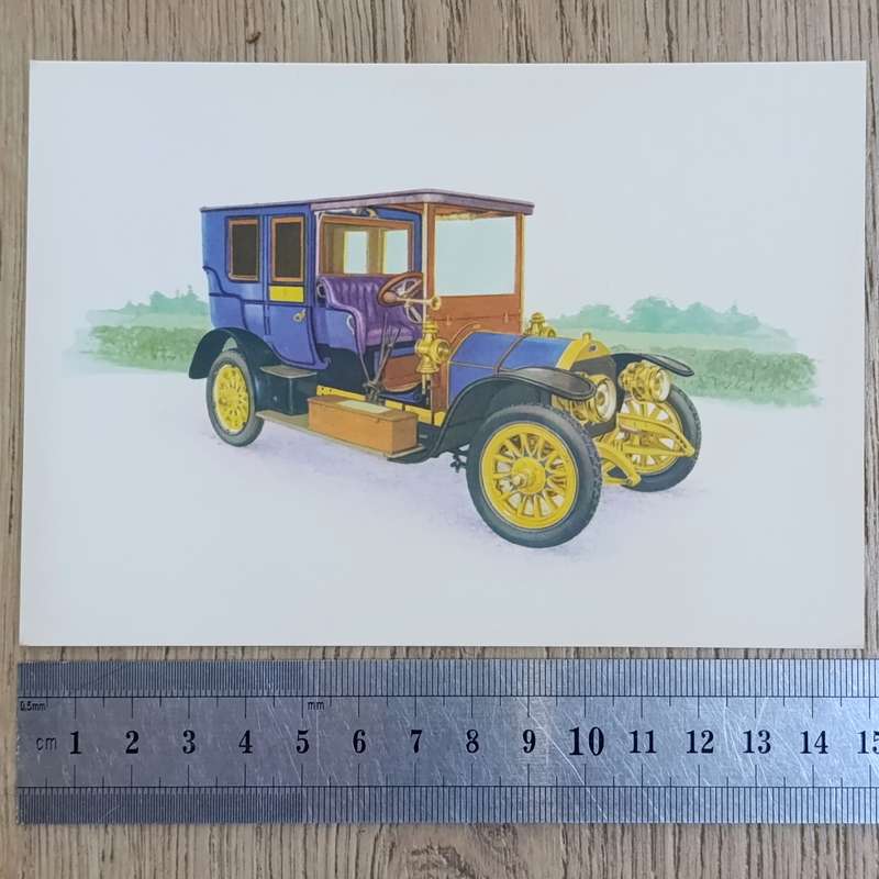 Set of 16 Auto D'Altri Tempi postcards in original holder - vintage cars