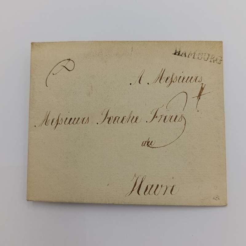 1789 Letter from Hamburg to Havie (France)