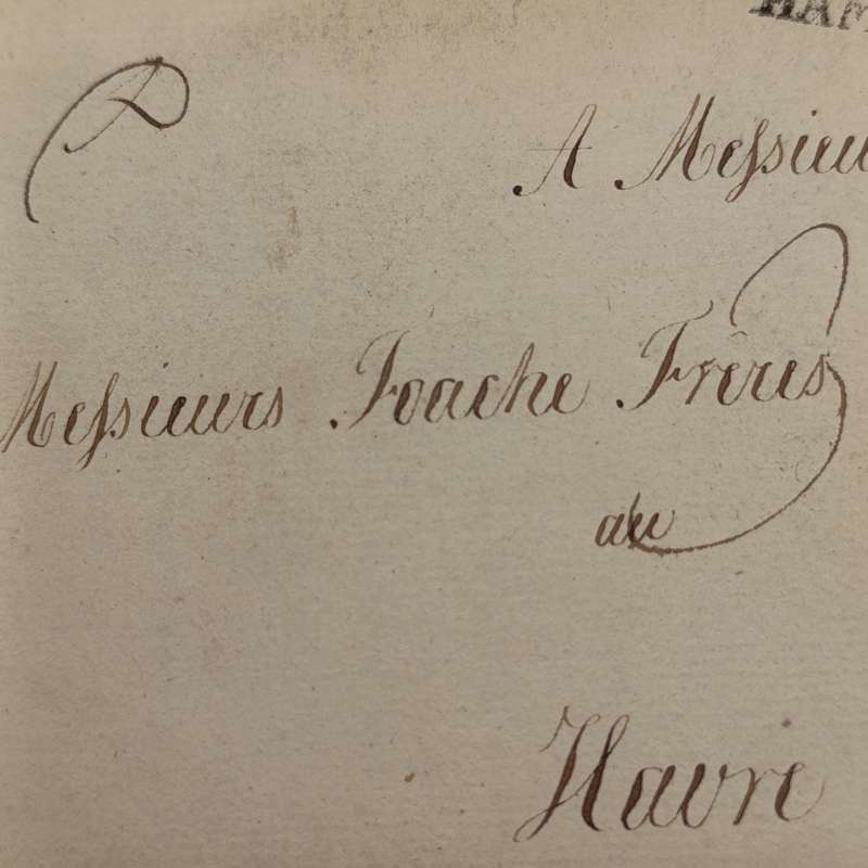 1789 Letter from Hamburg to Havie (France)