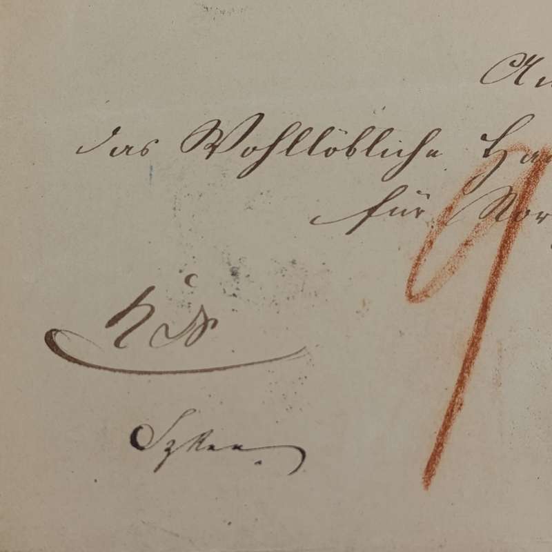 1860 Cover from Witzenhausen to Hjdring (Denmark)