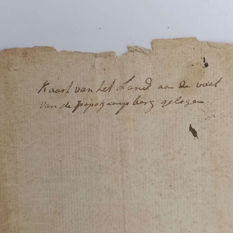 Antique 1785 Dutch East India VOC lease agreement by Govenor Joachim van Plettenberg