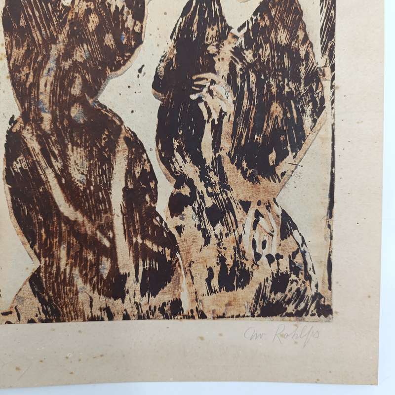 Christian Rohlfs Lithograpgh print - signed