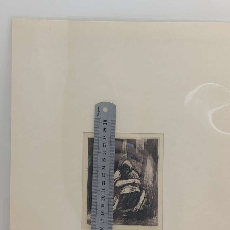 Beautiful Etching of Knut Hamsum's Growth of the Soil by unknown artist
